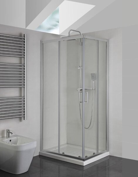 Cabina de dus cu usi glisante 70x70x185cm